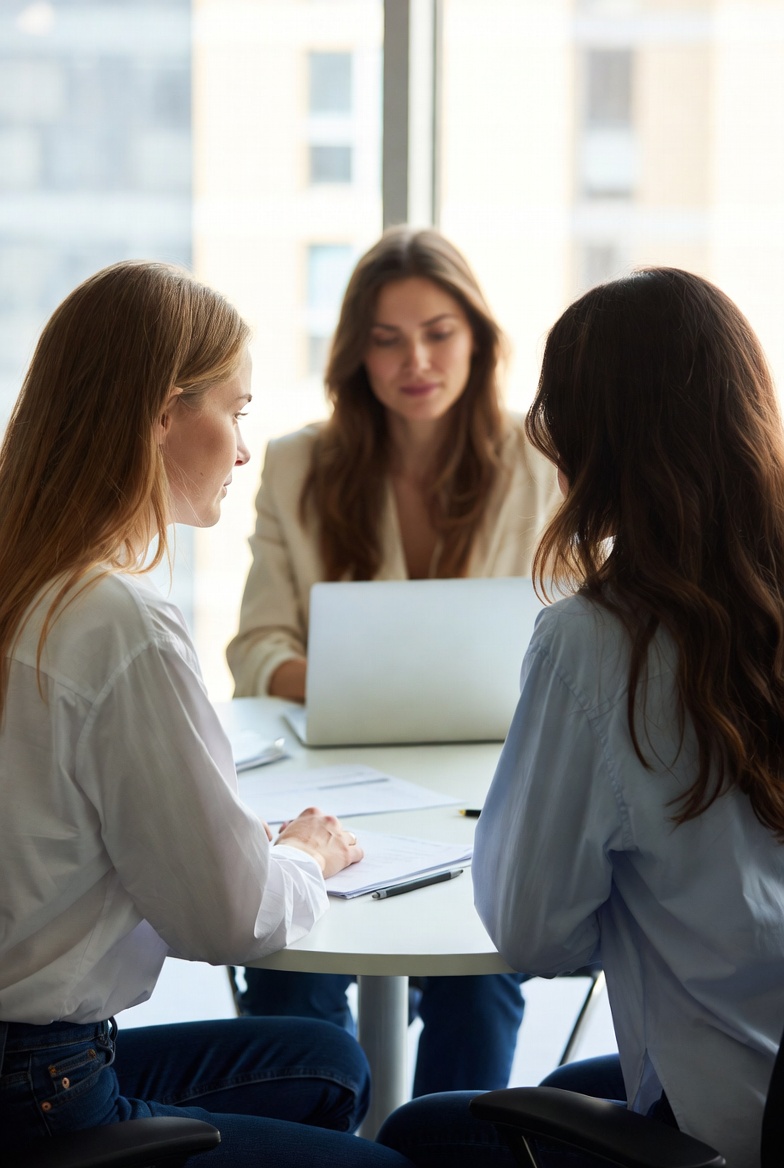 Professionals in a meeting